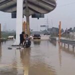 Unprecedented downpour hits Ganga Expressway in Unnao