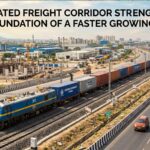 Dedicated freight corridor strengthens the foundation of a faster growing India