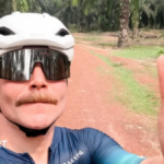 Bottas arrives in Singapore after 260-mile ride
