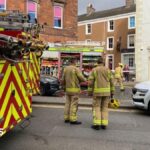 Woman arrested after fire in Penrith town centre