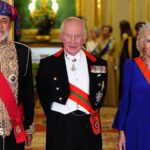 King praises Strait of Hormuz peace efforts at glittering banquet