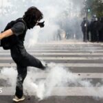Tear gas in Paris and Marseille as school protests grow across France