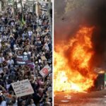 Watch: Riot police clash with school protesters and use tear gas in France