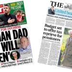 The Papers: 'Budget tax reprieve for pensioners' and 'Meghan dad net to widen'
