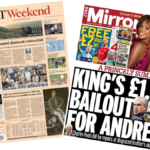 Newspaper headlines: ‘Airlines sound alarm on costs crisis’ and ‘King’s £1.5m bailout’