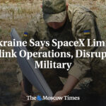 Ukraine Says SpaceX Limits Starlink Operations, Disrupting Military