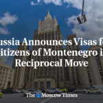 Russia Announces Visas for Citizens of Montenegro in Reciprocal Move