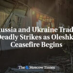 Russia and Ukraine Trade Deadly Strikes as Oleshky Ceasefire Begins