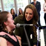 Catherine returns to Ipswich hospice to meet children