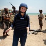 BBC's Orla Guerin travels with Yemen's southern national security forces through desert battlefield