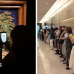 Watch: Hong Kong crowds queue to see Van Gogh painting unveiled for first time in 60 years