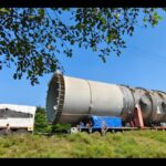 6 months and 4 states later, Belgian mega machine on 240 wheels rolls into Kheri