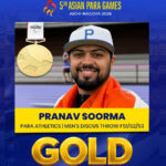 Asian Para Games: Pranav Soorma wins gold in men’s discus throw combined F51/52/53 event to lead 1-2 finish for India