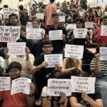 RMLNLU Lucknow students launch protest over long-pending grievances