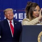 Nikki Minaj joins Trump onstage at Michigan rally