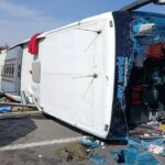 11 dead, 27 injured after coach crashes into lorry in western Turkey, officials say