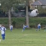 Youth footballers abandon team talk for steam train in Swanage