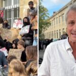 Why are students protesting at schools in France?