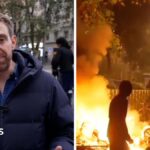 Clean up begins after French riots but police remain