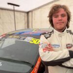 Teen racing driver makes history in car built with his father
