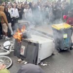 Fires and blockades as students stage school protests across France