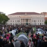Portugal’s Parliament debates government spending plans as housing protests swell