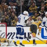 Lightning beat Golden Knights 6-2 as Kucherov ties franchise points record