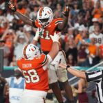 Miami is No. 1 in AP Top 25 for 1st time since '02, No. 2 BYU's ranking best since '84 title season