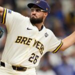 Brewers lefty Aaron Ashby nears postseason scoreless relief record with World Series save