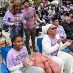 Young girls skip school with their parents to attend Valkyries' early WNBA Finals watch party